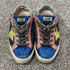 Golden Goose Colorful Glitter Shoes